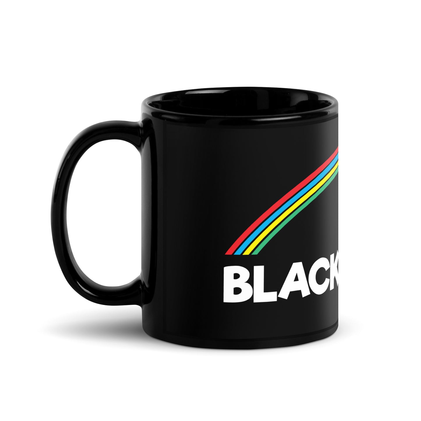 Blacks' Beach Tees / Style 02 / Black Glossy Mug