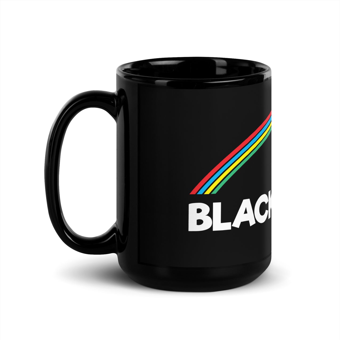 Blacks' Beach Tees / Style 02 / Black Glossy Mug