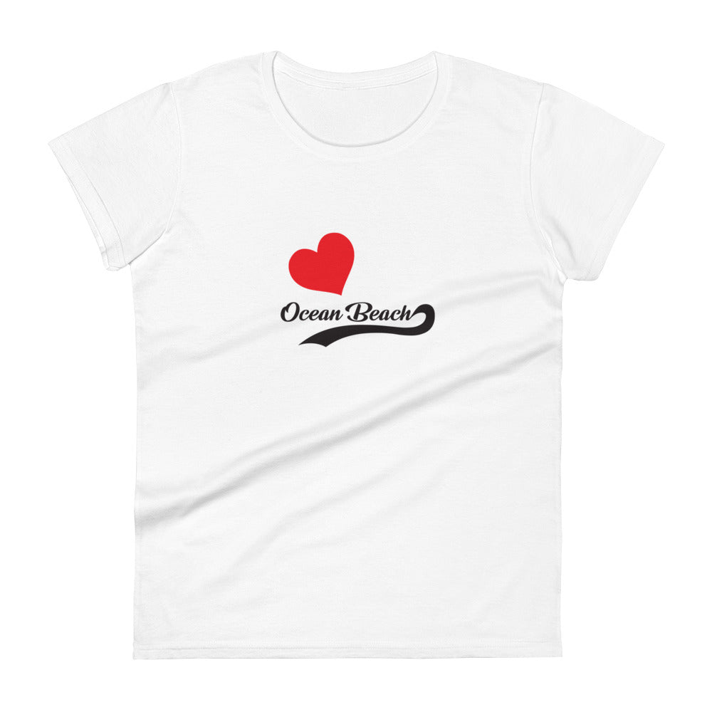 Black's Beach Tees / Style 35 / Women's short sleeve t-shirt / Ocean Beach