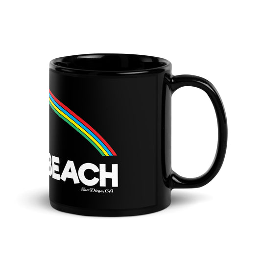 Blacks' Beach Tees / Style 02 / Black Glossy Mug