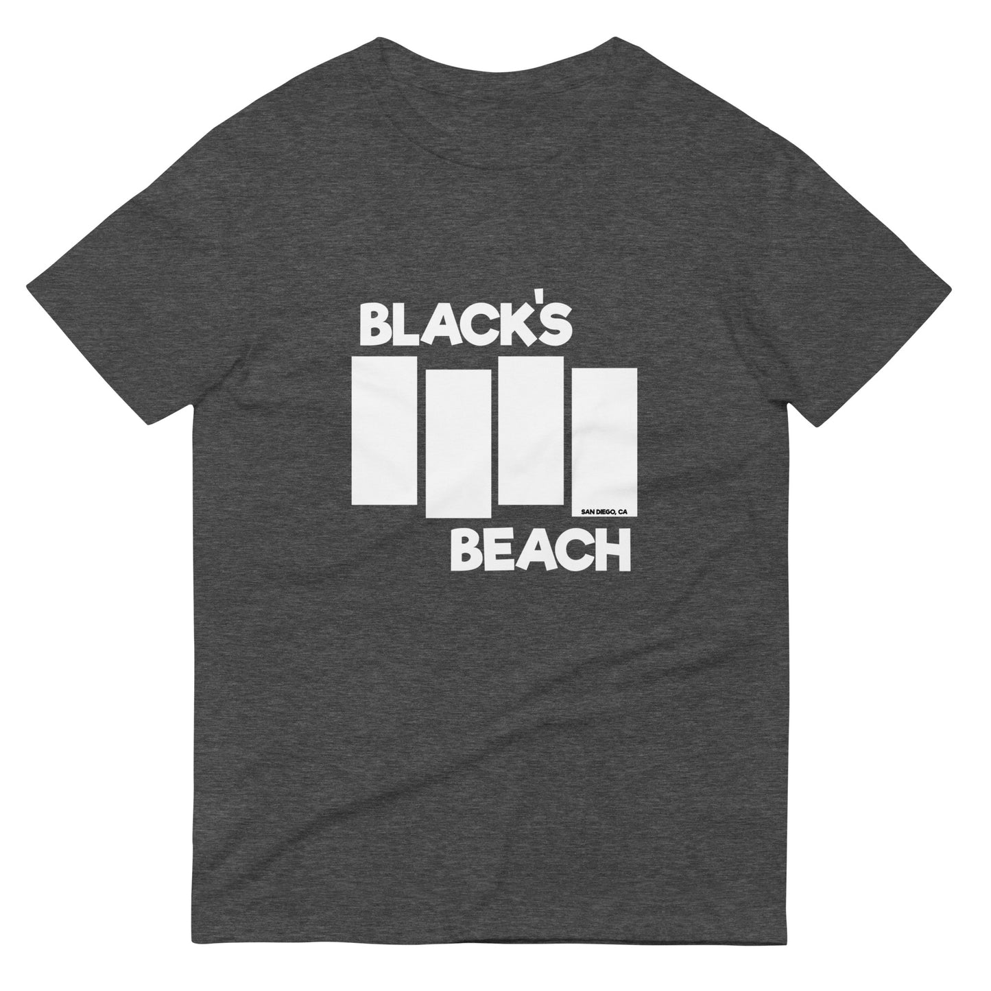 Black's Beach Tees / Style 03 / Short-Sleeve T-Shirt / Black Flag Tribute