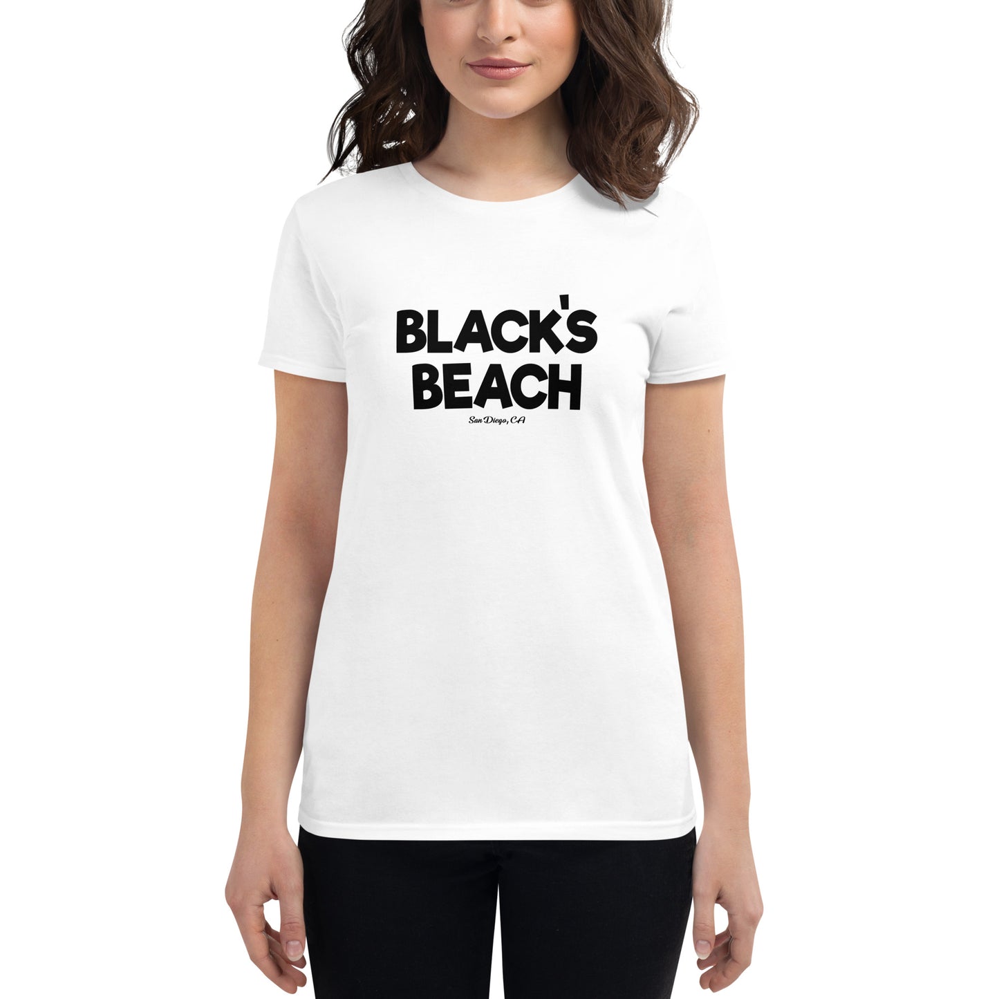 Black's Beach  Tees / Style 01 / Women's short sleeve t-shirt